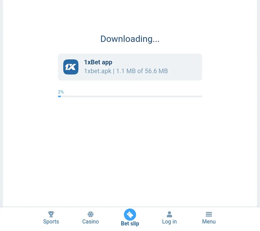 1xBet Android APK download in Pakistan