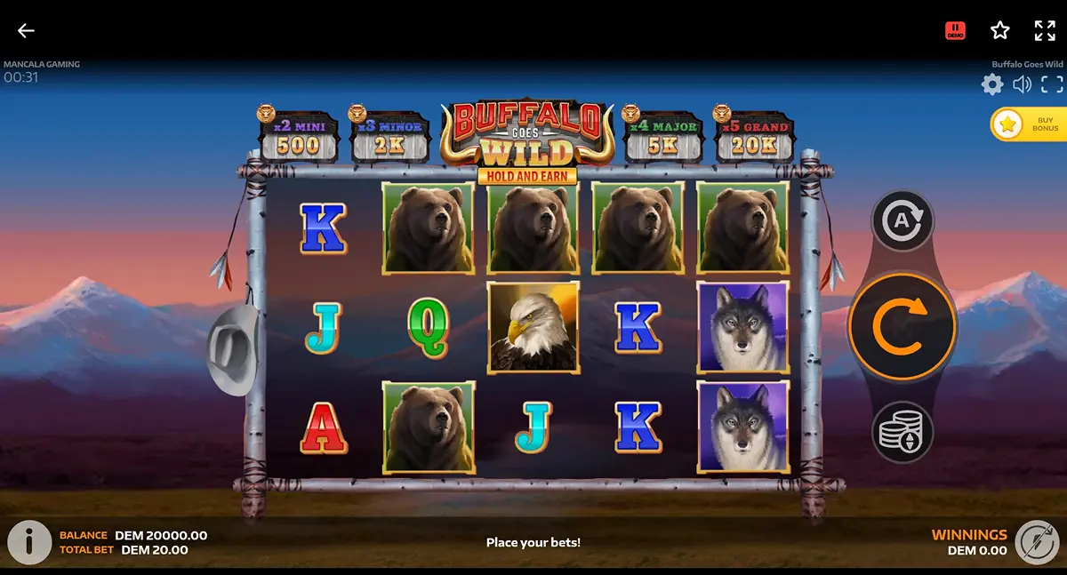 1xBet casino games in landscape mode